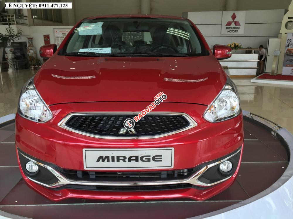 Bán xe Mitsubishi Mirage năm 2017, màu đỏ, nhập khẩu chính hãng-9