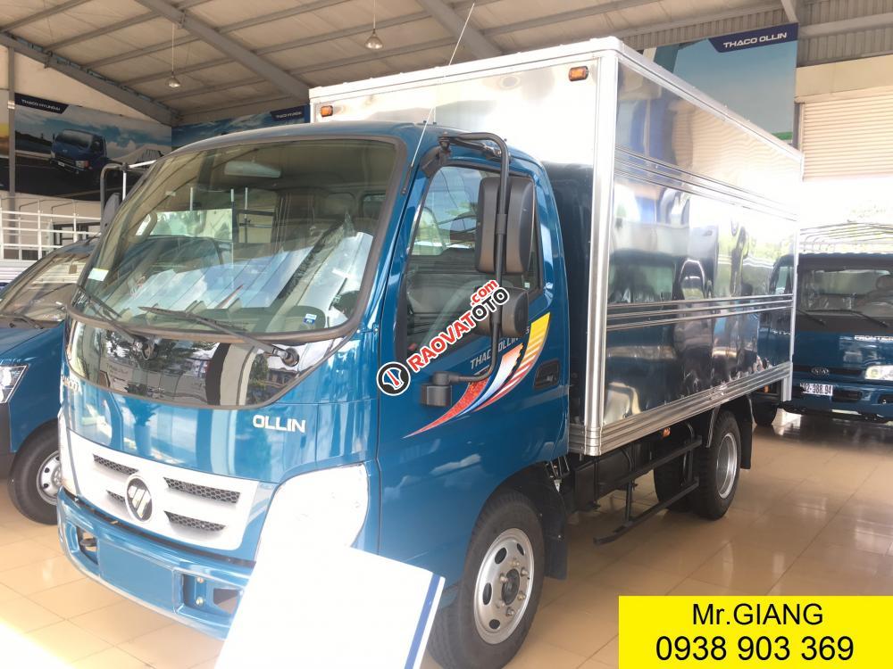 Bán xe tải Thaco Ollin 345 sản xuất 2017 động cơ Isuzu, hỗ trợ trả góp 75% thủ tục nhanh lẹ-2