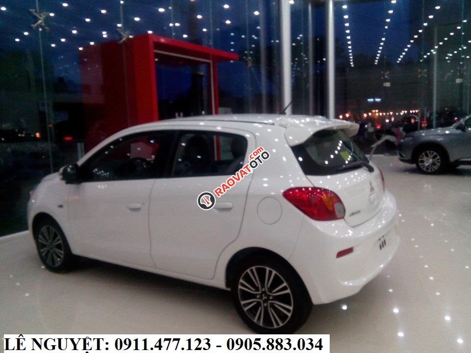 Cần bán Mitsubishi Mirage, màu trắng, xe nhập, hỗ trợ trả góp 90% xe-2