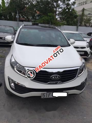 Cần bán Kia Sportage đời 2013, màu trắng-0