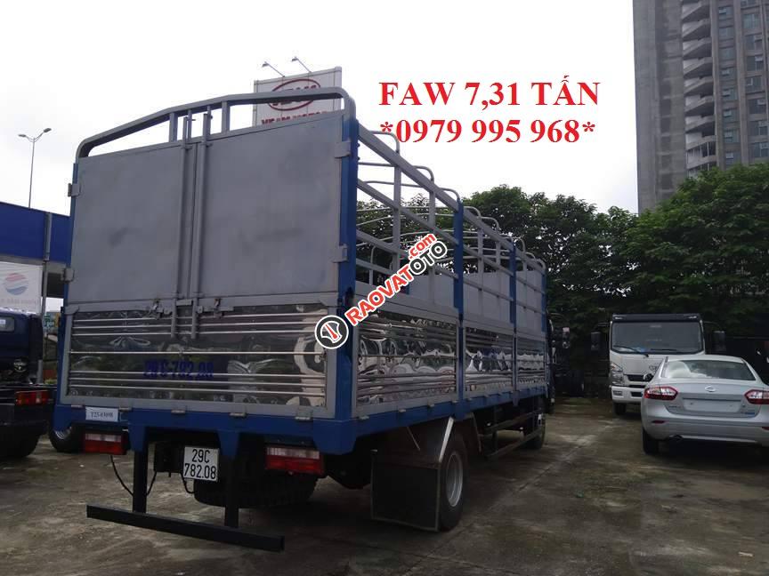 Bán xe tải Faw 7.31 tấn thùng dài 6.25M, cabin Isuzu, máy khỏe. L/H 0979 995 968-5