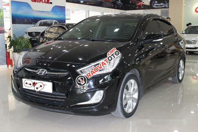 Cần bán gấp Hyundai Accent MT đời 2016, màu đen chính chủ, giá 495tr-0