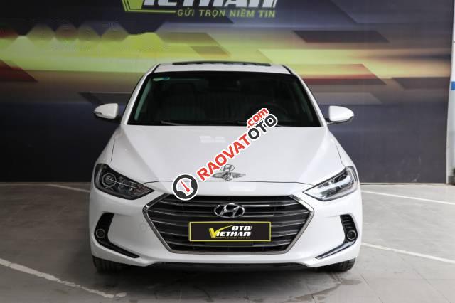 Bán Hyundai Elantra GLS 1.6AT đời 2016, màu trắng-4
