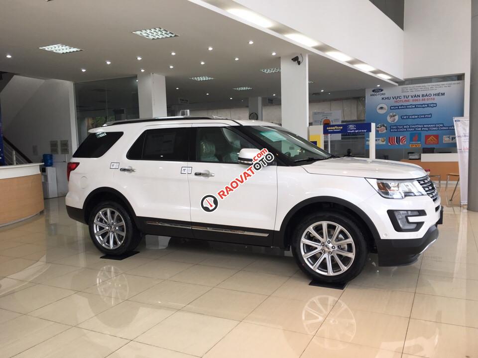 Ford Explorer Limited 2.3L Ecoboost 6AT 4WD 2017 đủ màu giao ngay, hỗ trợ trả góp NH 80%-13