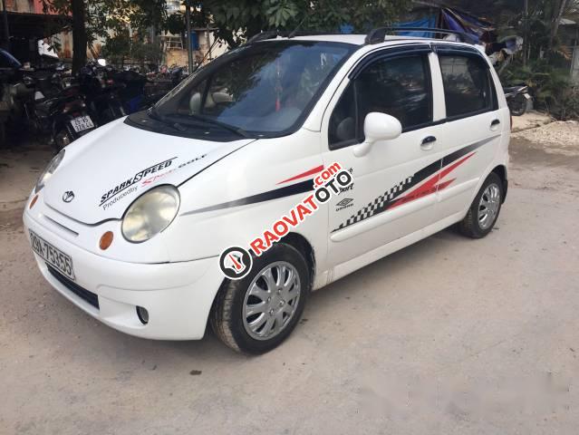Cần bán Daewoo Matiz MT đời 2007, màu trắng, giá tốt-2