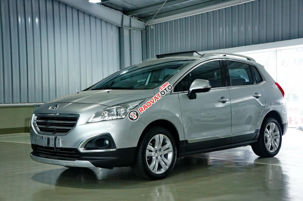 Peugeot Hải Phòng bán xe Peugeot 3008 bạc, giảm giá 50 tr, tặng bảo hiểm-0