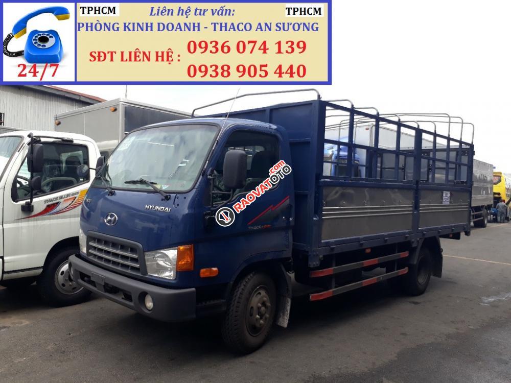 TPHCM, bán xe tải Hyundai HD650/HD500 tải trọng 6T4. Hỗ trợ góp 85% giá trị, trả trước 15%-0