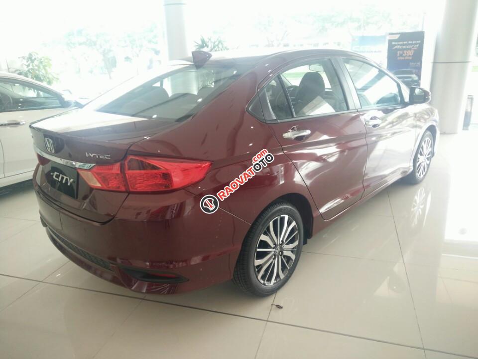 Bán Honda City 2017 màu đỏ, mới chính hãng-2