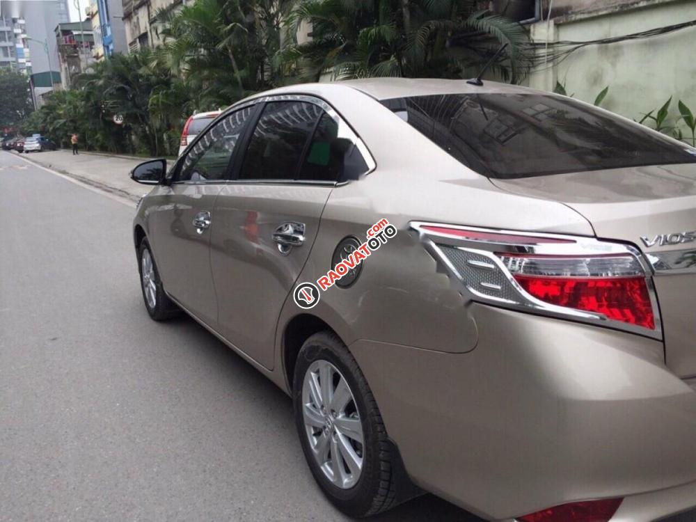 Bán Toyota Vios 1.5G sản xuất 2016, màu vàng số tự động, giá 530tr-0