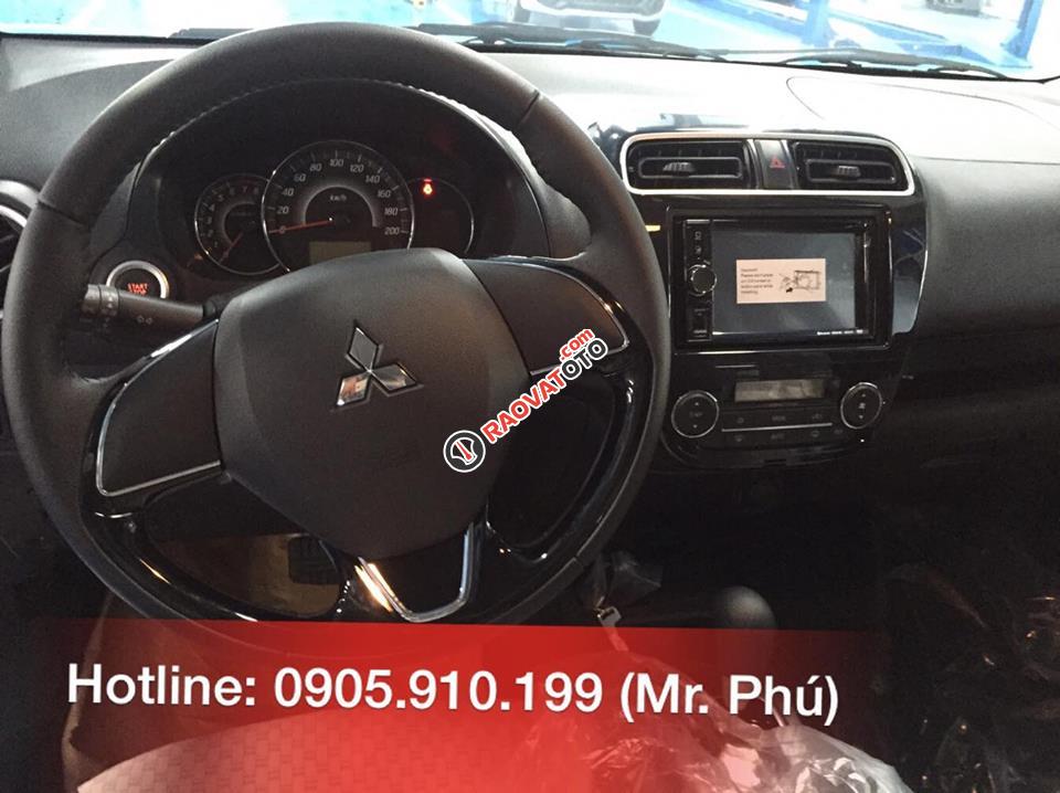 Cần bán Mitsubishi Mirage ở Đà Nẵng, màu đỏ, nhập khẩu chính hãng, giao xe tận nơi, cho vay 80%-3