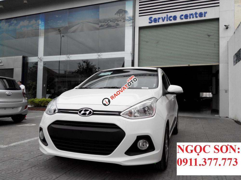 Cần bán xe Hyundai Grand i10 mới, màu trắng - LH Ngọc Sơn: 0911.377.773-19