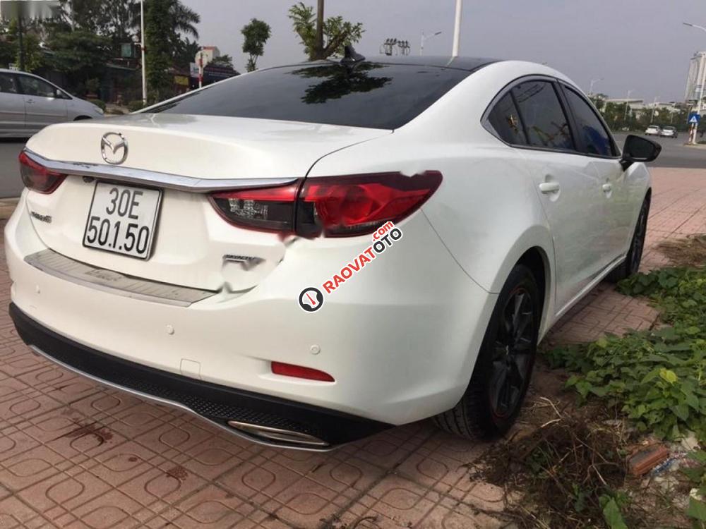 Bán Mazda 6 2.0 AT đời 2015, màu trắng chính chủ-1