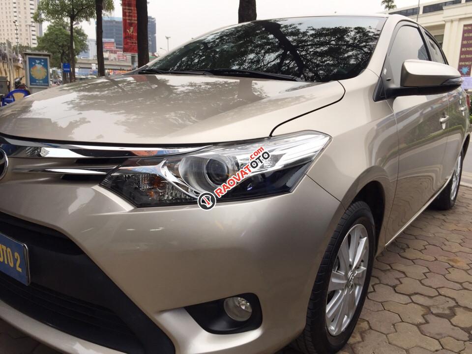 Bán xe Toyota Vios 1.5G đời 2015, màu vàng cát-2