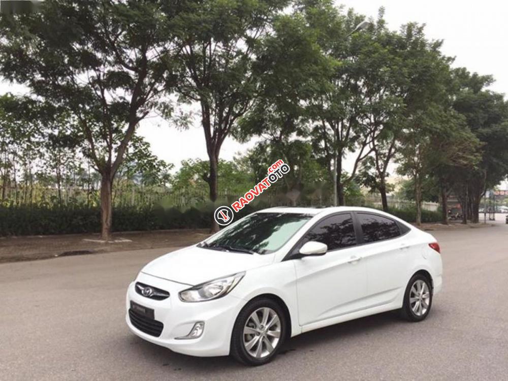 Bán Hyundai Accent 1.6AT GDi sản xuất 2011, màu trắng, nhập khẩu-0