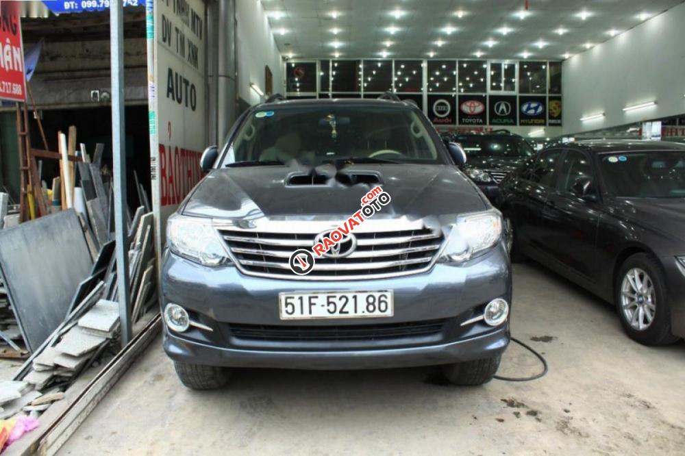 Bán Toyota Fortuner 2.5G năm 2015, màu đen số sàn-1