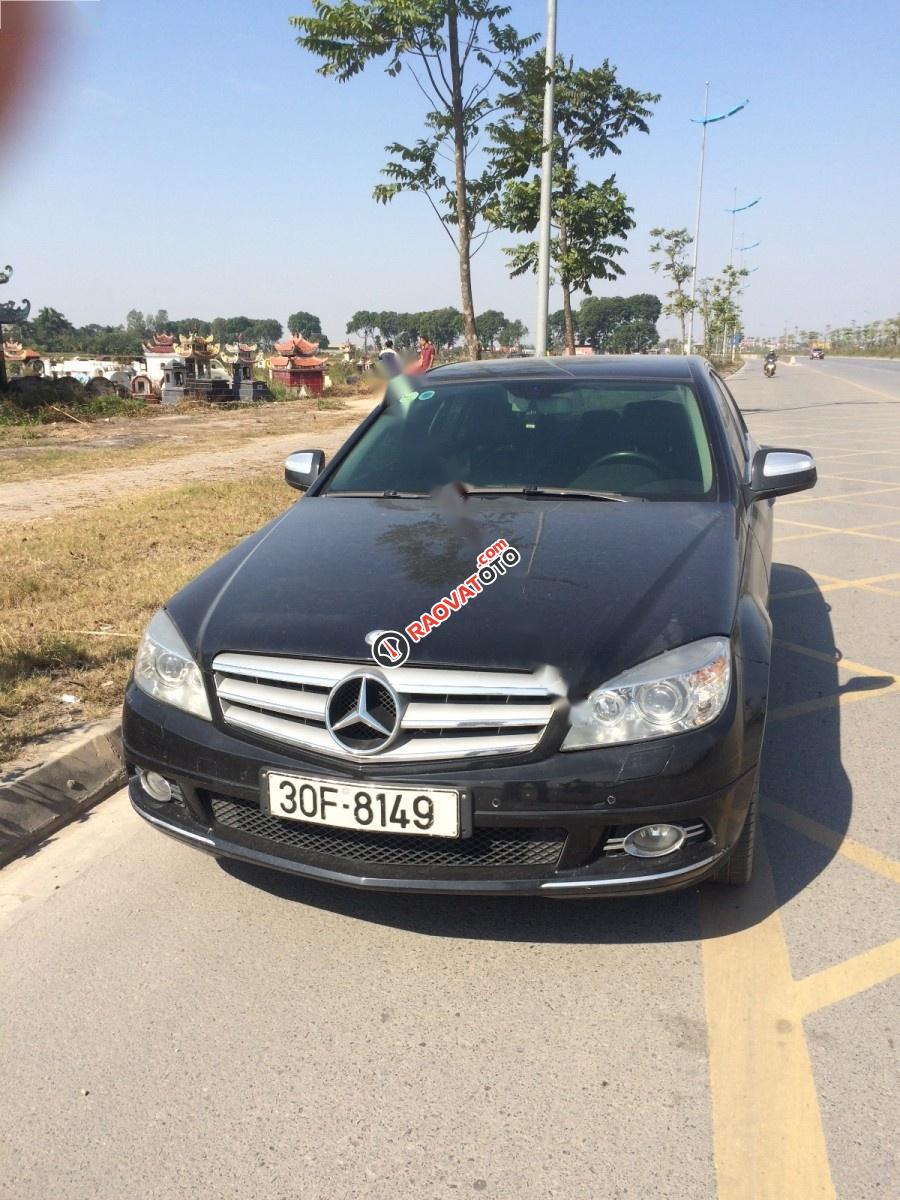 Cần bán Mercedes C200 Avantgarde đời 2007, màu đen số tự động-1