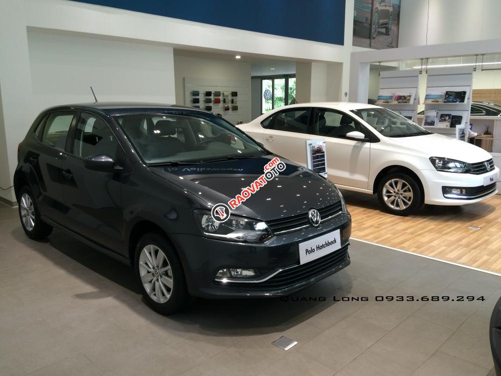 Polo Hatchback Volkswagen màu xám đặc biệt - Xe Châu Âu - LH Quang Long 0933689294-1