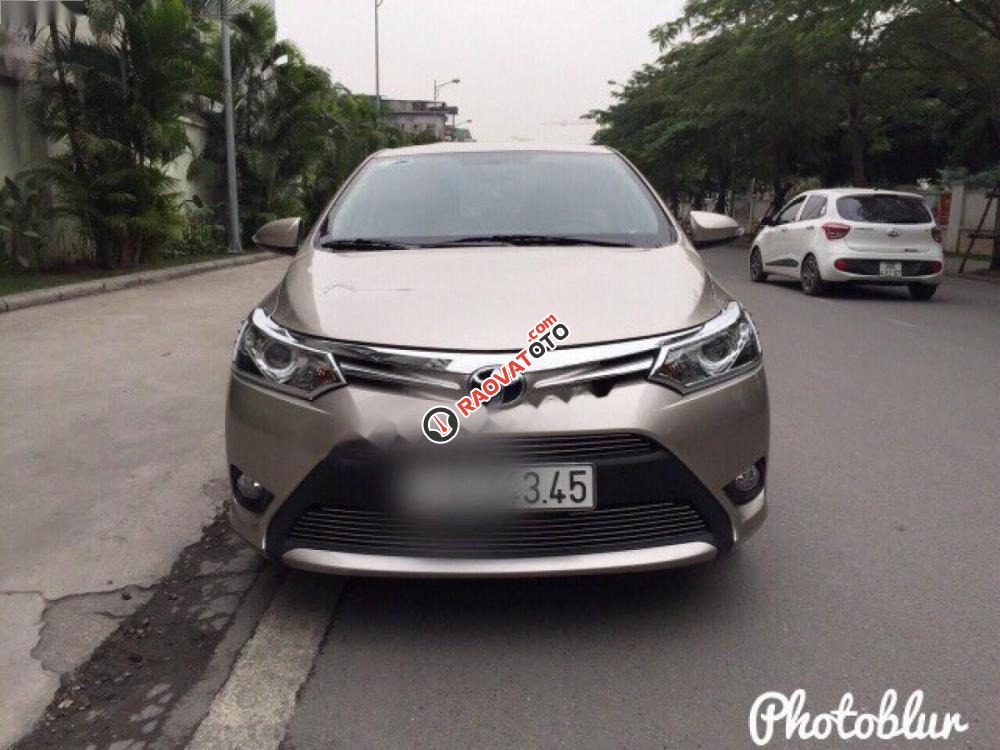 Bán Toyota Vios 1.5G sản xuất 2016, màu vàng số tự động, giá 530tr-1