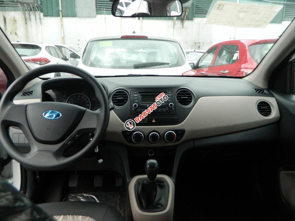 Bán Hyundai Grand I10 1.0 MT 2016 Base, nhập khẩu chính hãng, xe mới 100% giao ngay, thanh toán 6,1 triệu/tháng-3