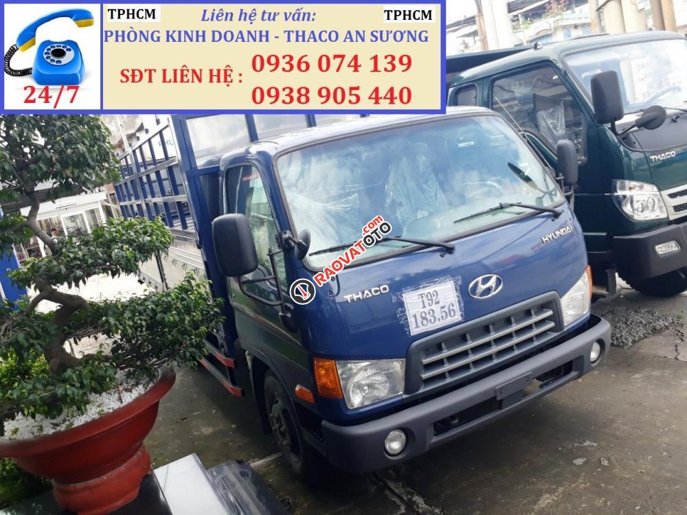 Xe tải Thaco Hyundai HD650, tải trọng 6T4, thùng dài 5m, đời 2017 mới 100%. Hỗ trợ góp 80% giá trị-2