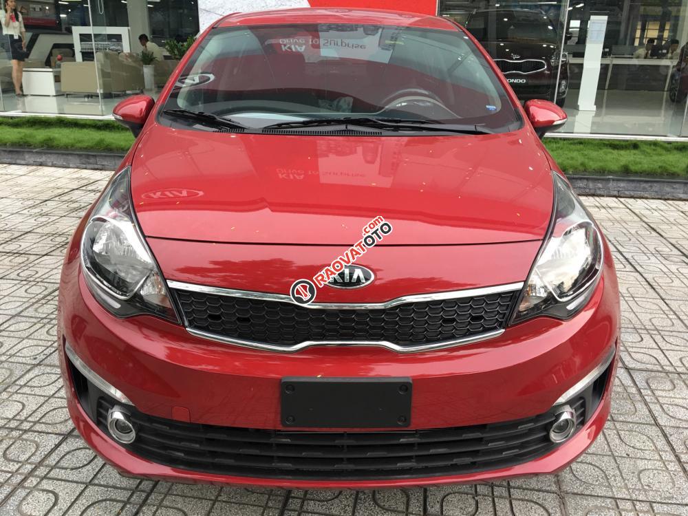 Bán Kia Rio MT đời 2017, màu đỏ, giá chỉ 470 triệu-0