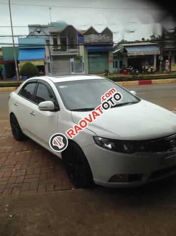 Bán Kia Forte sản xuất 2012, màu trắng, giá 401tr-0