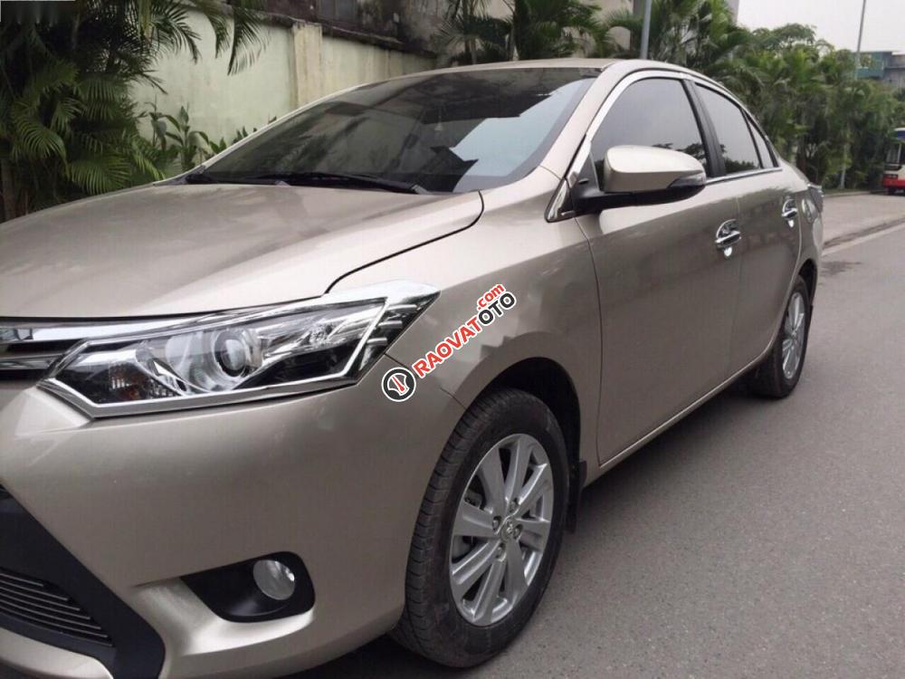 Bán Toyota Vios 1.5G sản xuất 2016, màu vàng số tự động, giá 530tr-2