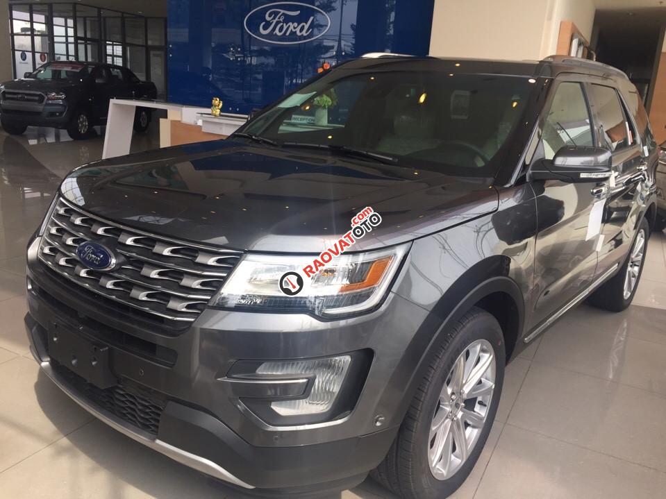 Bán Ford Explorer 2.3 Ecoboost mầu xám, giao ngay-0