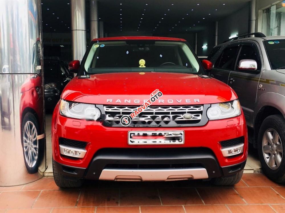 Cần bán lại xe LandRover Range Rover Sport Hse đời 2015, màu đỏ, nhập khẩu nguyên chiếc số tự động-0