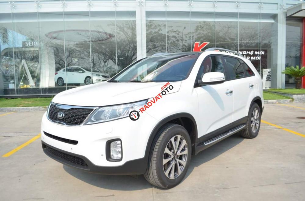 Bán ô tô Kia Sorento GAT 2017, màu trắng, giá 789tr-2