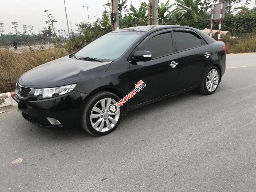 Cần bán gấp Kia Cerato đời 2011, màu đen, nhập khẩu xe gia đình, 405tr-1