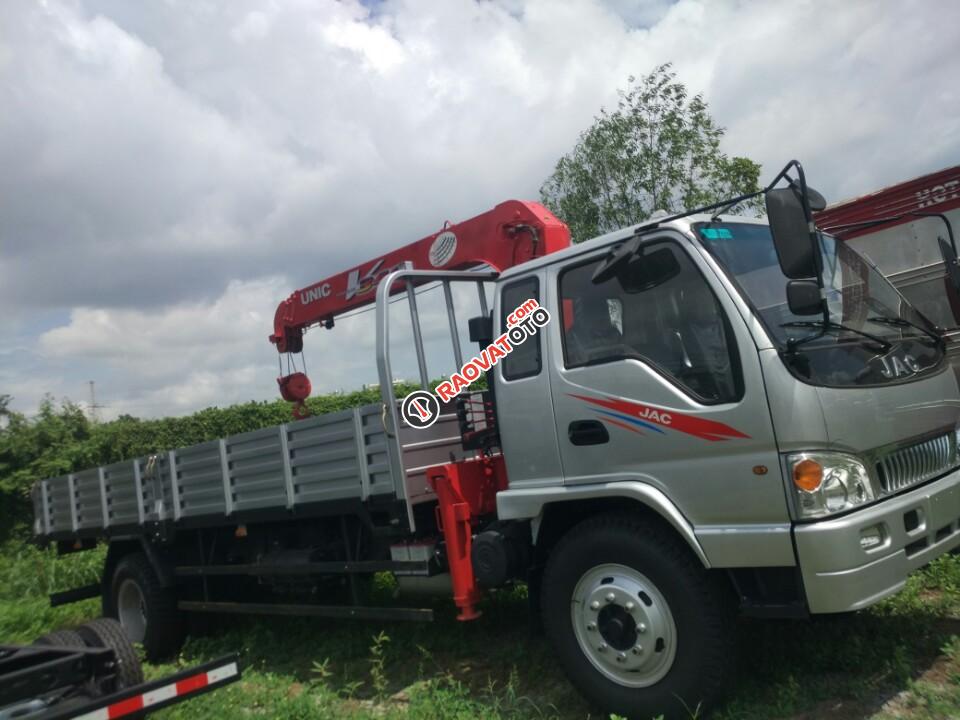 Đại Lý bán xe tải Jac 8.85 tấn, gắn cẩu Unic 3.5 tấn, giá tốt, hỗ trợ trả góp 90%-2