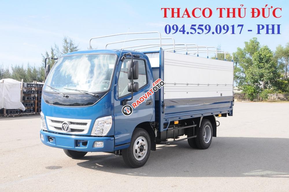 Thaco Ollin 345 tải trọng 2.4 tấn, lưu trong thành phố cùng với động cơ công nghệ Isuzu-0