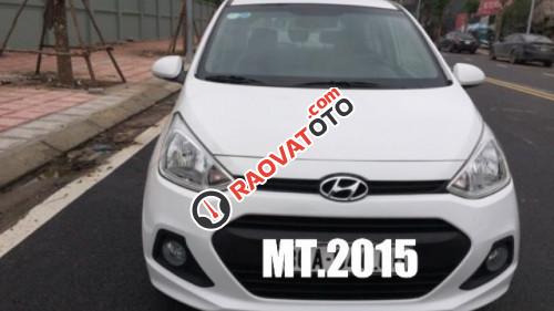 Bán Hyundai Grand i10 1.0L MT đời 2015, màu trắng, xe nhập  -8
