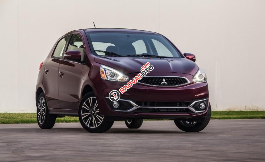 Bán xe Mitsubishi Mirage CVT đời 2017, màu đỏ, nhập khẩu-13