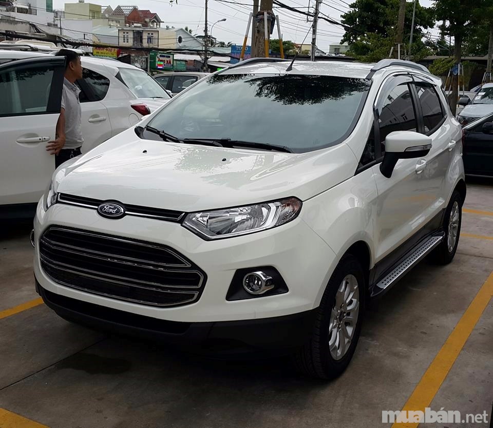 Cần bán xe Ford EcoSport đời 2017, màu trắng, nhập khẩu chính hãng, 599 triệu-0