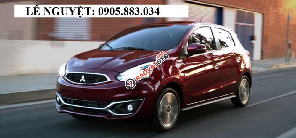 Cần bán xe Mitsubishi Mirage mới, nhập khẩu, góp 90% xe, lợi xăng, LH Lê Nguyệt: 0911.477.123-0