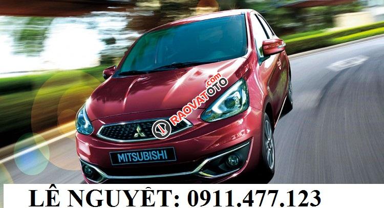 Cần bán xe Mitsubishi Mirage mới, nhập khẩu, góp 90% xe, lợi xăng, LH Lê Nguyệt: 0911.477.123-3