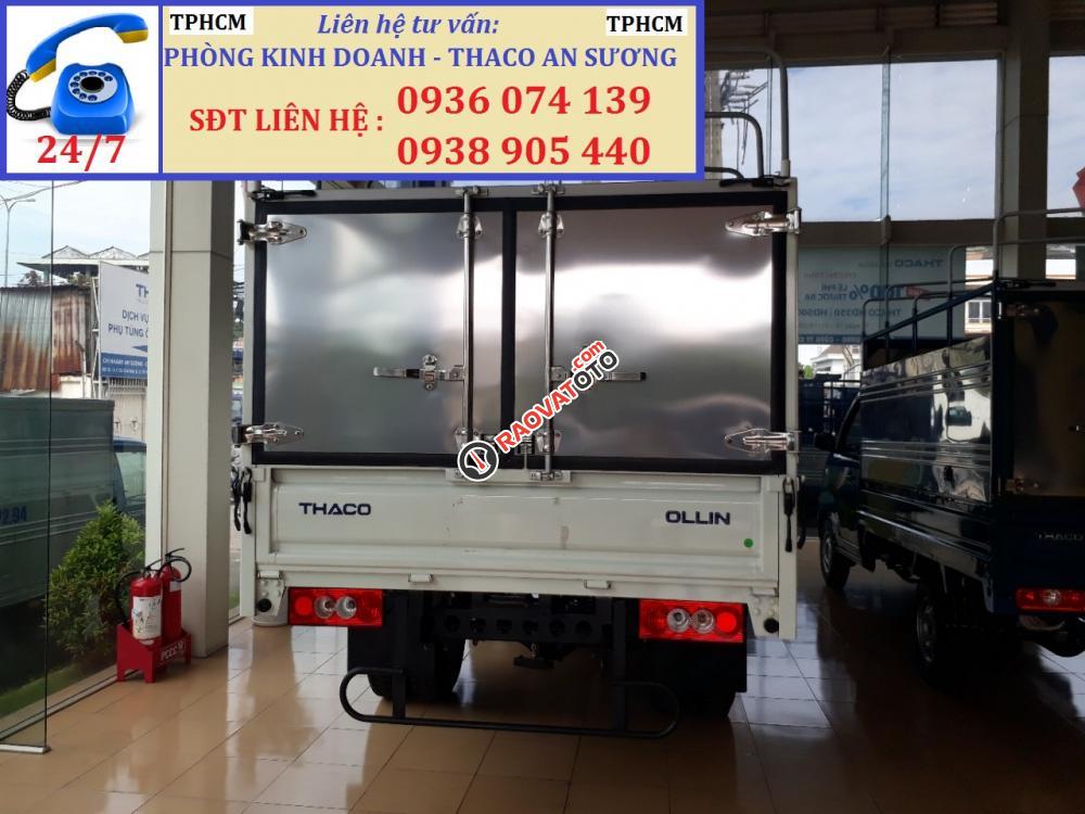 Giá bán, mua xe tải Thaco 2T4, Thaco Ollin345, đời 2017, có máy lạnh, thùng 3m7. Hỗ trợ góp-4