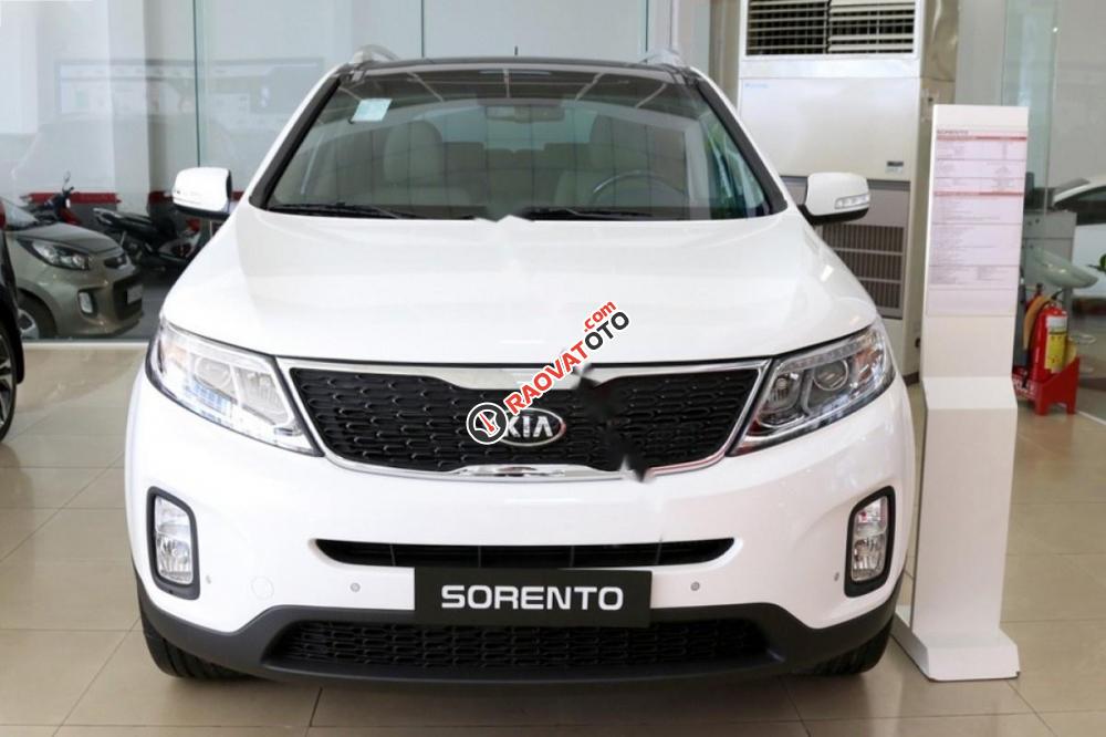 Bán Kia Sorento GAT đời 2017, màu trắng-1