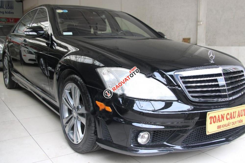 Cần bán lại xe Mercedes S63 AMG đời 2008, màu đen, nhập khẩu nguyên chiếc, số tự động-1