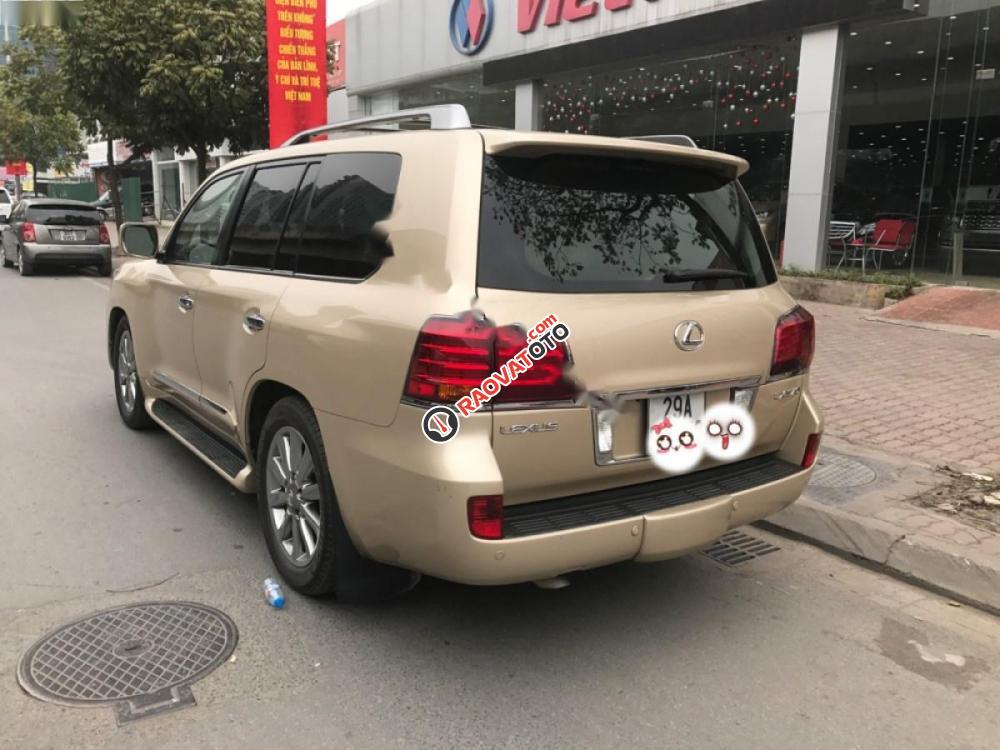 Cần bán xe Lexus LX 570 năm 2009, màu vàng, nhập khẩu nguyên chiếc-4