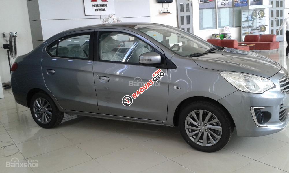 Cần bán Mitsubishi Attrage, màu xám (ghi), nhập khẩu, giá tốt nhất, cho vay 80%, hotline: 0905.91.01.99 Phú-1