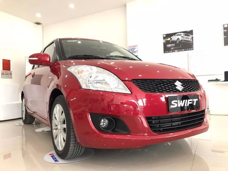 Bán ô tô Suzuki Swift năm 2017, màu đỏ, nhập khẩu nguyên chiếc, giá chỉ 529 triệu-2