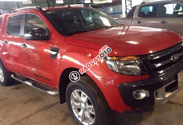 Bán xe Ford Ranger Wildtrak 2.2 năm 2013, màu đỏ số tự động, 585 triệu-2