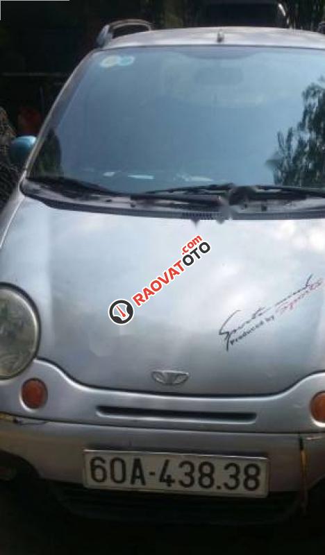 Bán Daewoo Matiz đời 2004, màu bạc, giá tốt-0