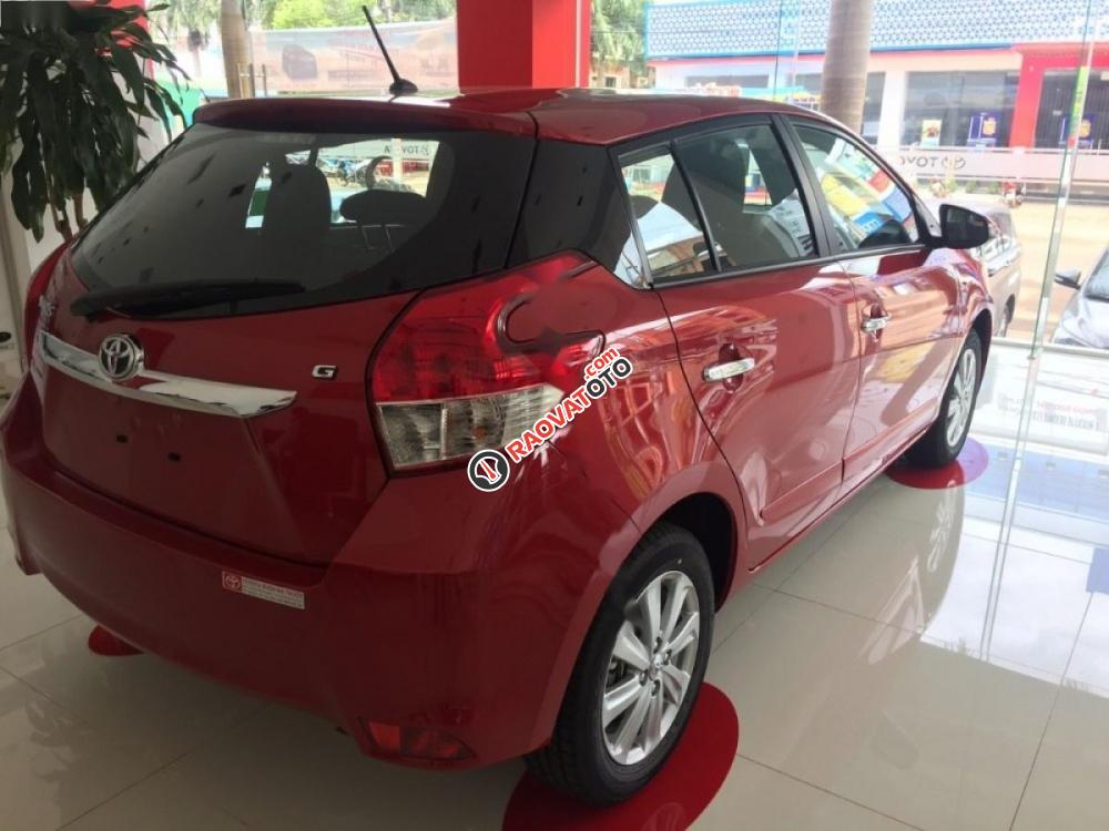 Bán xe Toyota Yaris 1.5G đời 2017, màu đỏ, nhập khẩu nguyên chiếc, giá 592tr-1