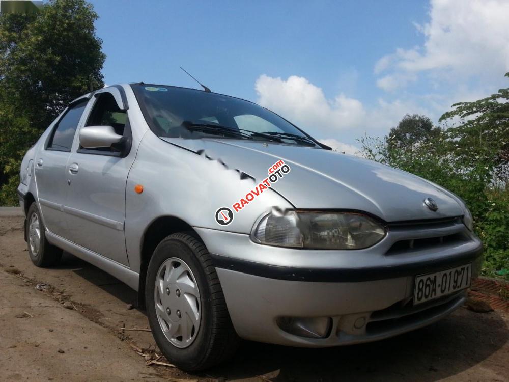 Cần bán lại xe Fiat Siena 1.3 đời 2001, màu bạc, 65tr-1