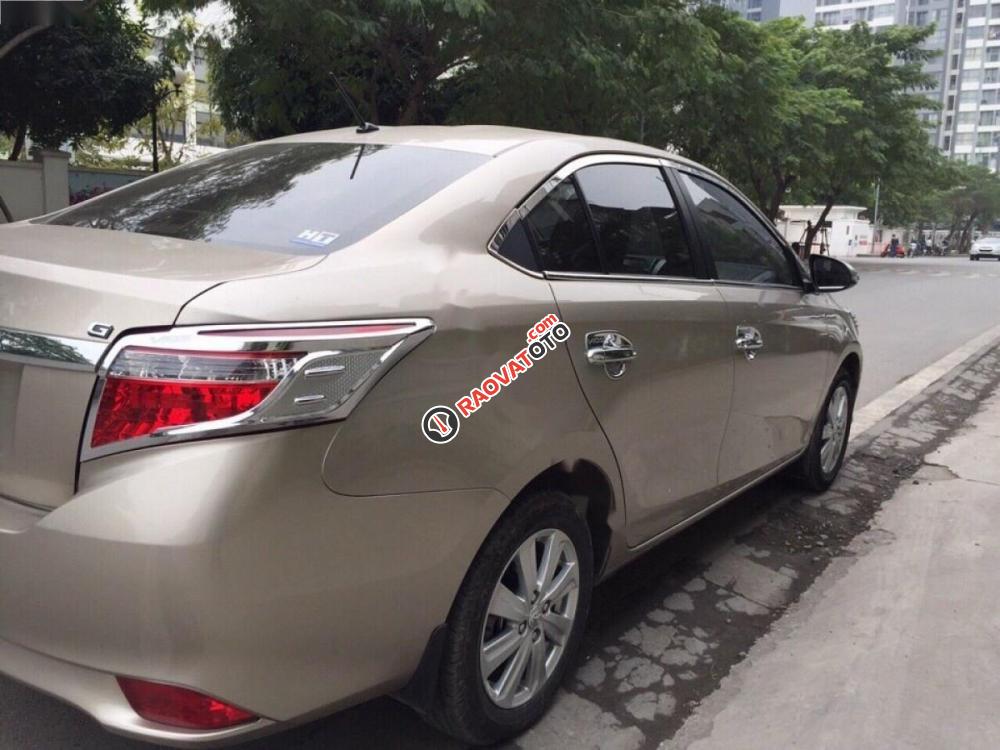 Bán Toyota Vios 1.5G sản xuất 2016, màu vàng số tự động, giá 530tr-3