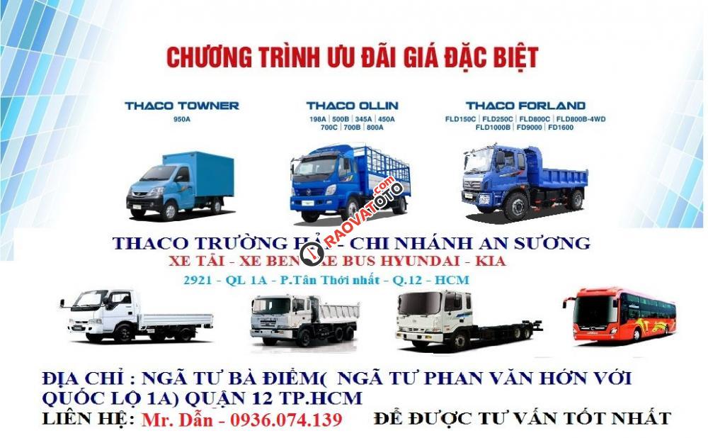 Bán xe tải nhỏ Thaco 900kg máy Suzuki giá tốt tại TPHCM - Hỗ trợ ra số và trả góp lãi suất thấp, liên hệ: 0936074139-7